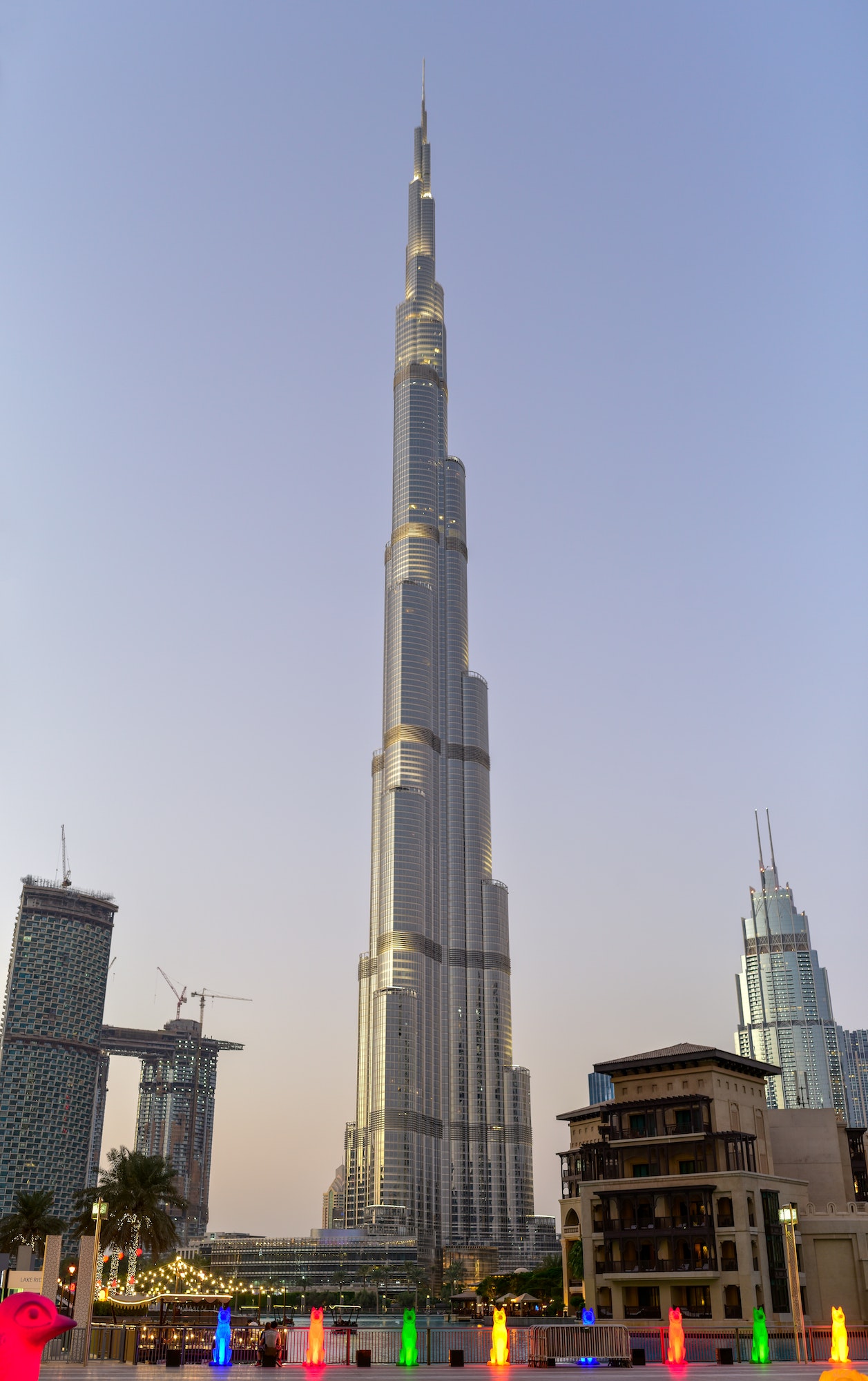 View to Burj Khalifa in Dubai